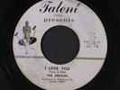 DREAMS: I Love You / Popeye 45 (some lbl stain/wear/damage) rare Vocal Groups