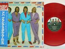 ABBA GRACIAS POR LA MUSICA DISCOMATE DSP-8002 Japan OBI CLEAR RED VINYL LP