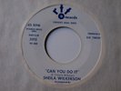Sheila Wilkerson Can You Do It / Baby Jive Cat rtf Records 45 NM Soul Funk