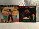 PETER TOSH - 2 albums - No Nuclear War & Captured Live - lp vinyl RARE - Reggae