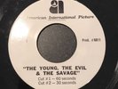 The Young, The Evil, and The Savage radio spot 45 Wild Eye Cavara Margheriti DJ