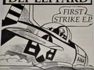 DEF LEPPARD First Strike E.P. RED Vinyl Unreleased Demos Promo RARE Colour 7