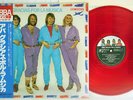 ABBA GRACIAS POR LA MUSICA DISCOMATE DSP-8002 Japan OBI CLEAR RED VINYL LP