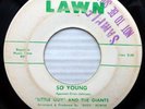 LITTLE GUY & the GIANTS doo-wop LAWN 45 in vg cond. SO YOUNG b/w IT'S YOU pc347