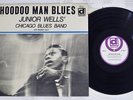 JUNIOR WELLS' CHICAGO BLUES BAND HOODOO MAN BLUES DELMARK PA-3014 Japan VINYL LP