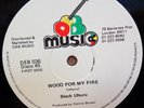 BLACK UHURU / EARL CUNNINGHAM WOOD FOR ME FIRE / WORDS OF UK D.E.B 12