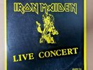 IRON MAIDEN 2 LP Live Concert Manchester England 4-3-1982 - Vinyl Bootleg Record
