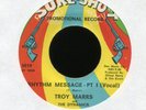 TROY MARRS Rhythm Message on Sure Shot Promo Northern Soul 45 Hear