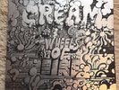 CREAM: WHEELS OF FIRE  33 rpm  1968 ROCK/BLUES. STEREO SILVER/BLACK COVER