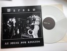 WARSAW JOY DIVISION AN IDEAL FOR KILLING LP RARE WHITE VINYL + INSERT SK 92037