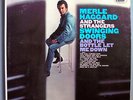 MERLE HAGGARD & STRANGERS SWINGING DOORS RARE ORIG '66 CAPITOL STEREO LP NICE
