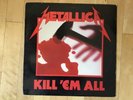 Metallica- Kill ‘Em All LP,  1983 original Megaforce 069 US metal classic, VG