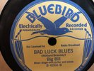 BIG BILL BROONZY BLUEBIRD 6060 BLUES 78 RPM E/E- BLACK BOB