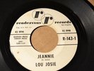 LOU JOSIE Rendezvous TALK TO THE ANGELS / JEANNIE  VG/VG+  LISTEN