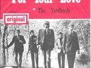 THE YARDBIRDS 45 FOR YOUR LOVE+PS HOLLAND RARE 1965
