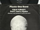 PLASTIC ONO BAND  BEATLES    SOUTH AFRICA  PS  45   COLD TURKEY