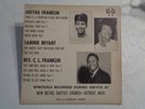 LP - ARETHA FRANKLIN FIRST RECORD 1962, Spirituals BATTLE 6105, Live Recording