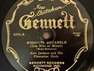 HEAR; ALEX JACKSON AND HIS PLANTATION ORCH. GENNETT CLEAN COPY Missouri Squabble
