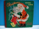 RARE SANTA CHRISTMAS– 4 RECORD ALBUM No 1  FOR CHILDREN, 1954 PETER PAN RECORDS