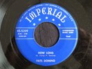 Fats Domino, Imperial 5209, How Long & Dreaming, Nice bluesy sound from Fats