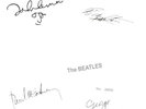 Beatles Rare Fantasy Signed Numbered 1 White Album Album Cover LP Vinyl Album