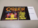 QUEEN -  TICKET - 1.8.1986 - A KIND OF MAGIC - BARCELONA - FREDDIE MERCURY