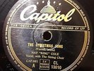 NAT KING COLE. The Christmas Song / Nature Boy. Capitol CL.13010 Excellent+ /Ex