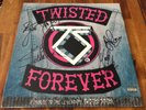 TWISTED SISTER - AUTOGRAPHED TWISTED FOREVER / DOUBLE LP PINK VINYL / ALL BAND