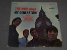 The Who Sings My Generation Decca DL74664 Printed Inner 1966 Pressing FAST SHIP