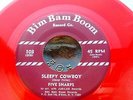 FIVE SHARPS mint minus RED Vinyl Reissue 45 Stormy Weather b/w Sleepy Cowboy wsw