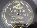 Apache Dance Victor VE Salon Nat Shilkrat 1920's  78 rpm RECORD la Golodrina