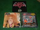 LIZZY BORDEN 1984 Give 'Em The Axe NM EP & 1987 Terror Rising Visual Lies NM LPs