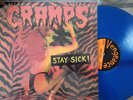 psychobilly rockabilly VINYL * THE CRAMPS stay sick * COL. WAX BLUE