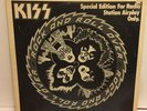 Vintage KISS vinyl PROMO record ROCK and ROLL OVER lp 12