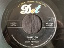Jimmy Newman, Dot 15766, Carry On & Bop-A-Hula, Nice piano rocker