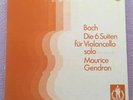 MAURICE GENDRON Bach Solo Cello Suites Philips 6770005 HOL-1970s LP NM-