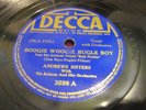 78rpm  DECCA #3598  Andrews sisters  