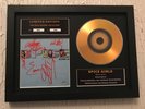 Spice Girls limited edition, signed gold disc picture memorabilia