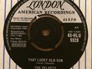 * THE VELVETS - THAT LUCKY OLD SUN - Orig 1960 LONDON UK 45 *