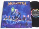 MEGADETH RUST IN PEACE LP RADIO/DJ PROMOTIONAL MADE IN BRAZIL 1st PRESSING 1990