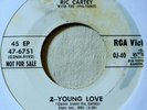 Ric Cartey DJ 45 EP EX Rockabilly Oooh-Eee Young Love Teen Prez Prado Bongo Bash