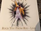QUEEN 'ROCK YOU FROM RIO-LIVE' 2009 STEREO LP EX/EX