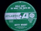 Betty Wright Girls cant do what the guys do '68 OZ Atlantic Soul