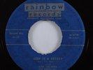 Doo Wop R&B 45 FIVE CROWNS Keep It A Secret RAINBOW red wax HEAR