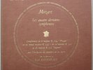 Double LP Karl RISTENPART / Mozart The 4 last symphonies / DF 137-138