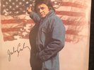 SIGNED JOHNNY CASH ALBUM COUNTRY MUSIC KC 32917 COLUMBIA RECORDS 1974 NR MINT
