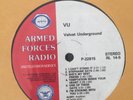 Velvet Underground / Animals Armed Forces Radio Television Service LP EX