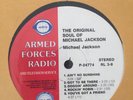 Michael Jackson / Wilson Picket Armed Forces Radio Television Service LP EX RARE