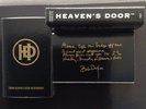 Bob Dylan Heaven's Door Whiskey Promo materials very rare not mondo scripto