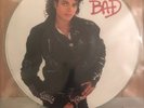MICHAEL JACKSON - BAD picture disc (LP Vinyl) original press Ex Con